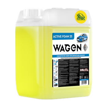 Концентрований засіб для безконтактної мийки WAGEN "ACTIVE FOAM 33 IGUANA", 22 кг.