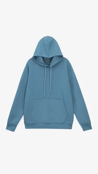 Худи однотонный мужской GENUA G01223-0005 S Синий shop (2000999533822)