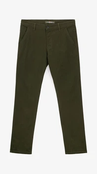 Штани завужені однотонні чоловічі 3167 36 Хакі shop (2000999466281)