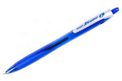 Ручка шариковая Синяя, Rexgrip (BPRG-10R-F-L)