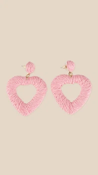 Серьги женские Сердечки Color Pop LAWA WTJ02605 Розовый shop (2000999550171)