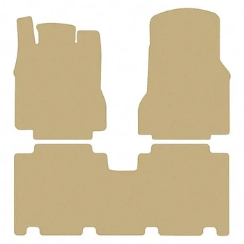 Двошарові килимки Sotra Premium Beige для Mercedes-Benz A-Class (V168)(long)(2 ряд цілісний) 2001-2004 (ST 91392-PR-Beige)