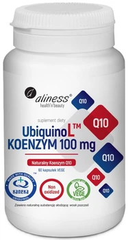Коензим Q10 Aliness UbiquinoL 100 mg 60 капсул (5903242580154)