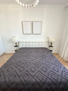 Покрывало Diamond Nordic 220×240 см, графит DN220240GR