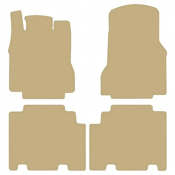Двошарові килимки Sotra Premium Beige для Mercedes-Benz A-Class (V168)(long)(2 ряд роздільний) 2001-2004 (ST 91393-CH-Beige)