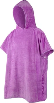 Рушник пончо Aqua Speed KID'S PONCHO Фіолетовий 80x140см (145-09-80X140)