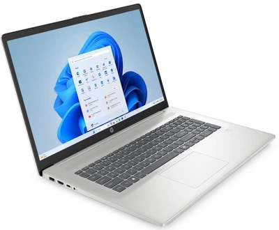 Ноутбук HP 17-cp2216nw (C39NBEA) 17.3" IPS Full HD / AMD Ryzen 5 7520U / RAM 16 ГБ / SSD 512 ГБ / AMD Radeon Graphics / Windows 11 Home / Silver