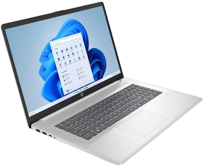Ноутбук HP 17-cp3217nw (CX4R9EA) 17.3" IPS Full HD / AMD Ryzen 7 7730U / RAM 16 ГБ / SSD 512 ГБ / AMD Radeon Graphics / Windows 11 Home / Silver