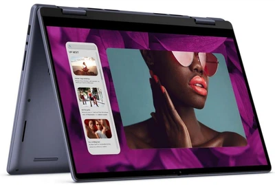 Ноутбук Dell Inspiron 14 7445 2-in-1 (7445-A124) 14" IPS Full HD Touch / AMD Ryzen 5 8640HS / RAM 16 ГБ / SSD 512 ГБ / AMD Radeon Graphics / Windows 11 Home / Ice Blue