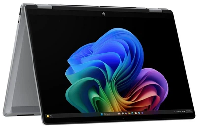 Ноутбук-трансформер HP OmniBook X Flip 14-fk0219nw (CF6L3EA) 14" OLED 2K Touch / AMD Ryzen AI 5 340 / RAM 16 ГБ / SSD 1 ТБ / Windows 11 Home / Silver
