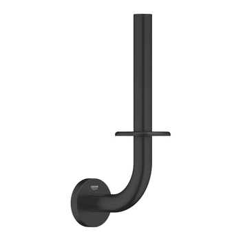 Держатель запасного рулона туалетной бумаги GROHE Essentials округлый металл черный 1024692430