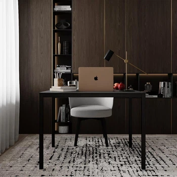 Письмовий стіл Brevity Loft mid Art in Head Графіт + чорний 90Х75Х67 см