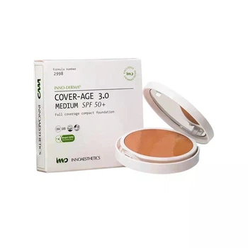 Innoaesthetics Epigen Coverage Medium SPF 50+ — крем-пудра тональна для обличчя з SPF 50+, середній тон, 12 г