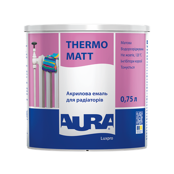 Эмаль AURA Luxpro Thermo Matt акриловая матовая 0,75 л