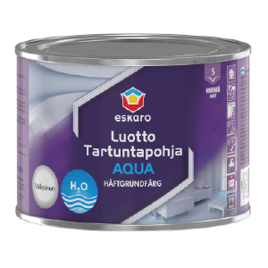 Эмаль-грунт акриловая Eskaro Luotto Tartuntapohja Aqua 0,45л