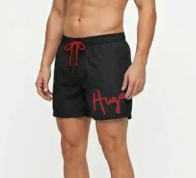 Шорты мужские для плавания HUGO Handwritten Logo Quick-Dry Swim Shorts HB-3009BL 3XL