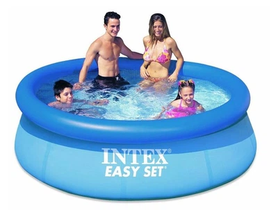 Надувний басейн Intex Easy Set 28132 круглий 366x76 см 3853 л безкаркасний басейн