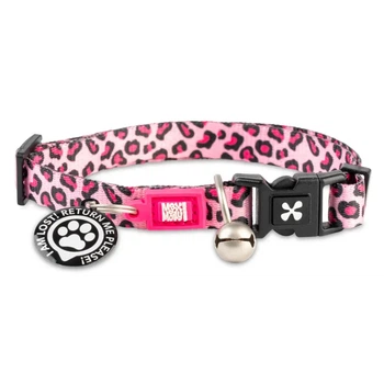 Нашийник для котів Max Molly Smart ID Рожевий леопард One Size - рожевий