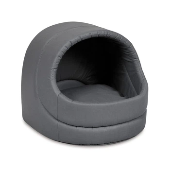 Priroda Comfort будинок-лежак для котів 32х31х28 см - сірий