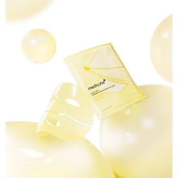 Осветляющая гидрогелевая маска с койевой кислотой и куркумой MEDICUBE Kojic Acid Turmeric Brightening Gel Mask 1 шт