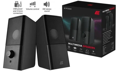 Акустическая система 2e pcs202, 2.0, usb, Black 2e-pcs202bk