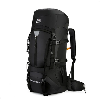 Туристический рюкзак Slow Journey 70л черный с креплением MOLLE спортивная сумка для путешествий вместительная SJ-0036-2B (A-049417)