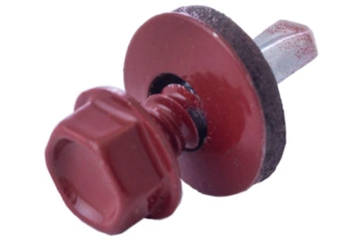 Саморіз покрівельний Apro 4.8 x 19 мм RAL 3011 (50 шт.) (9R648193011)