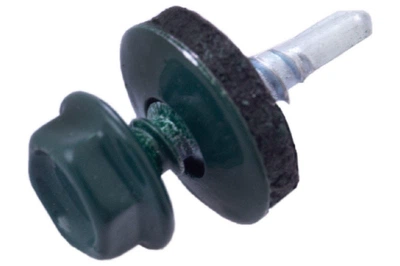 Саморіз покрівельний Apro 4.8 x 19 мм RAL 6005 (50 шт.) (9R648196005)
