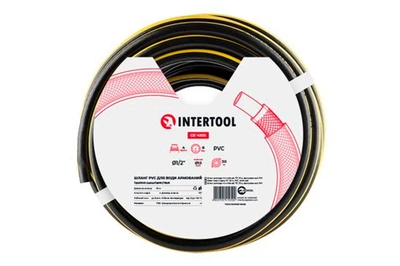 Шланг поливальний Intertool 1/2" x 30м зебра (GE-4105)