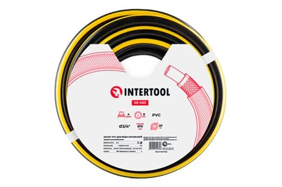 Шланг поливальний Intertool 3/4" x 20м зебра (GE-4123)