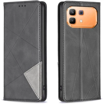 Чехол-книжка с карманами UniCase Geometric Pattern для Infinix Note 60 / 60 Pro - Black