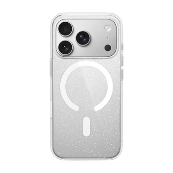 Чохол з Блискітками Griply Glitter with MagSafe iPhone 17 Pro Max Transparent