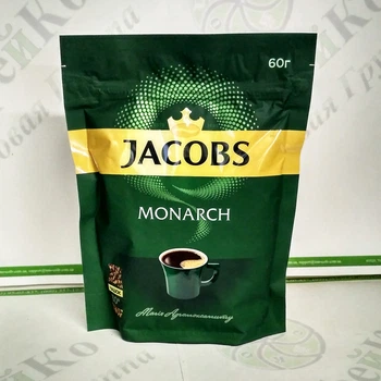 Кава JACOBS Monarch розчинна 60г (24)