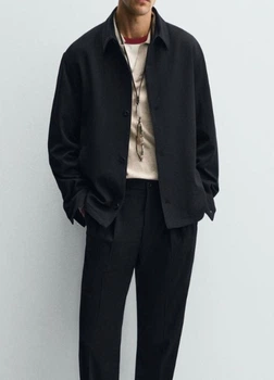 Сорочка Zara 12478 Темний синій XL (5934)