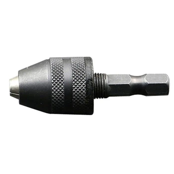 Мини патрон 0.5–3 мм с хвостовиком HEX 1/4” (3 кулачка)