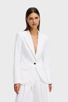 Жіночий білий жакет SUMMER OCCASION SUIT JACKET Karl Lagerfeld 44 A2W14023