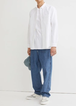 Рубашка H&M 12421 Білий XS (1013)