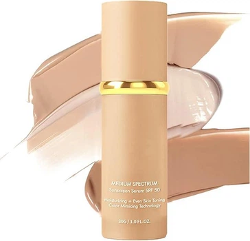 Тональная сыворотка SPF 50 Medium Spectrum Sunscreen Serum увлажняющий тональный крем с защитой от солнца