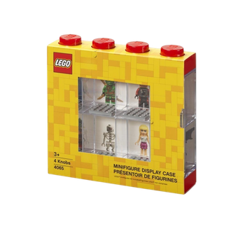 Вітрина LEGO для 8 мініфігурок Червона (40650001) (5711938023577)