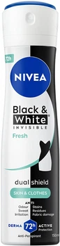 Антиперспирант спрей NIVEA Черное и Белое невидимый: свежий 150 мл (4006000249391)