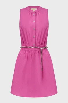 Жіночий рожевий сарафан POPLIN SLVLS MINI DRESS Michael Kors XS MS482EDF4C