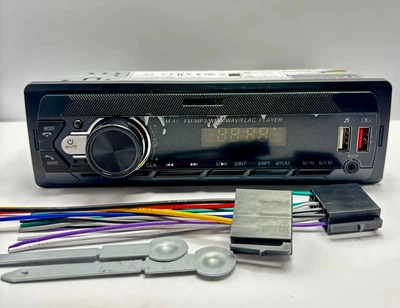 Автомагнитола 1DIN USB/AUX/FM, автомобильная магнитола MP3 с поддержкой USB и microSD