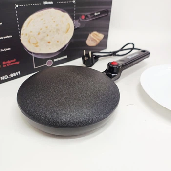 Электрическая блинница Domotec MS-5209B черная