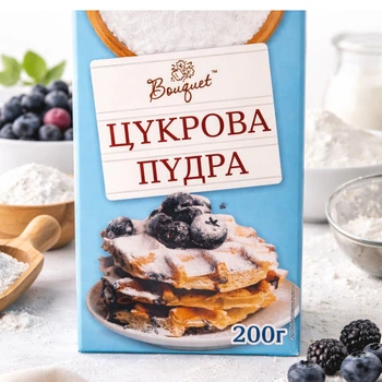 Сахарная пудра Bouquet 200 г для выпечки и десертов