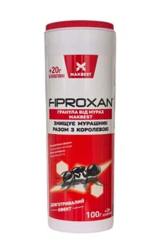 Гранулы для уничтожения садовых и домашних муравьёв FIPROXAN 120 г