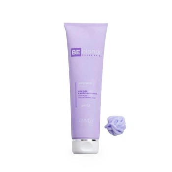 Крем Emmebi Be Blonde Silver Shine Infusion Cream для термозащиты, блеска и нейтрализации желтизны, 150 мл