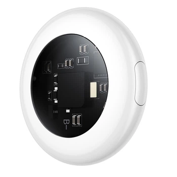 Трекер GPS Hoco E91C для домашних животных в комплекте с креплением white