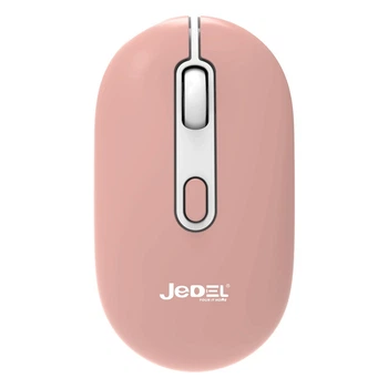 Беспроводная мышь Jedel WD133, BT5.0, 2.4G, 800-1600DPI, 400mAh, pink