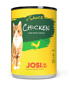 Вологий корм для дорослих котів Курка в соусі JosiCat Chicken in Sauce 415 г