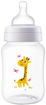 Бутылочка для кормления Philips Avent Anti-colic с декором Жираф 260 мл (SCF821/12)